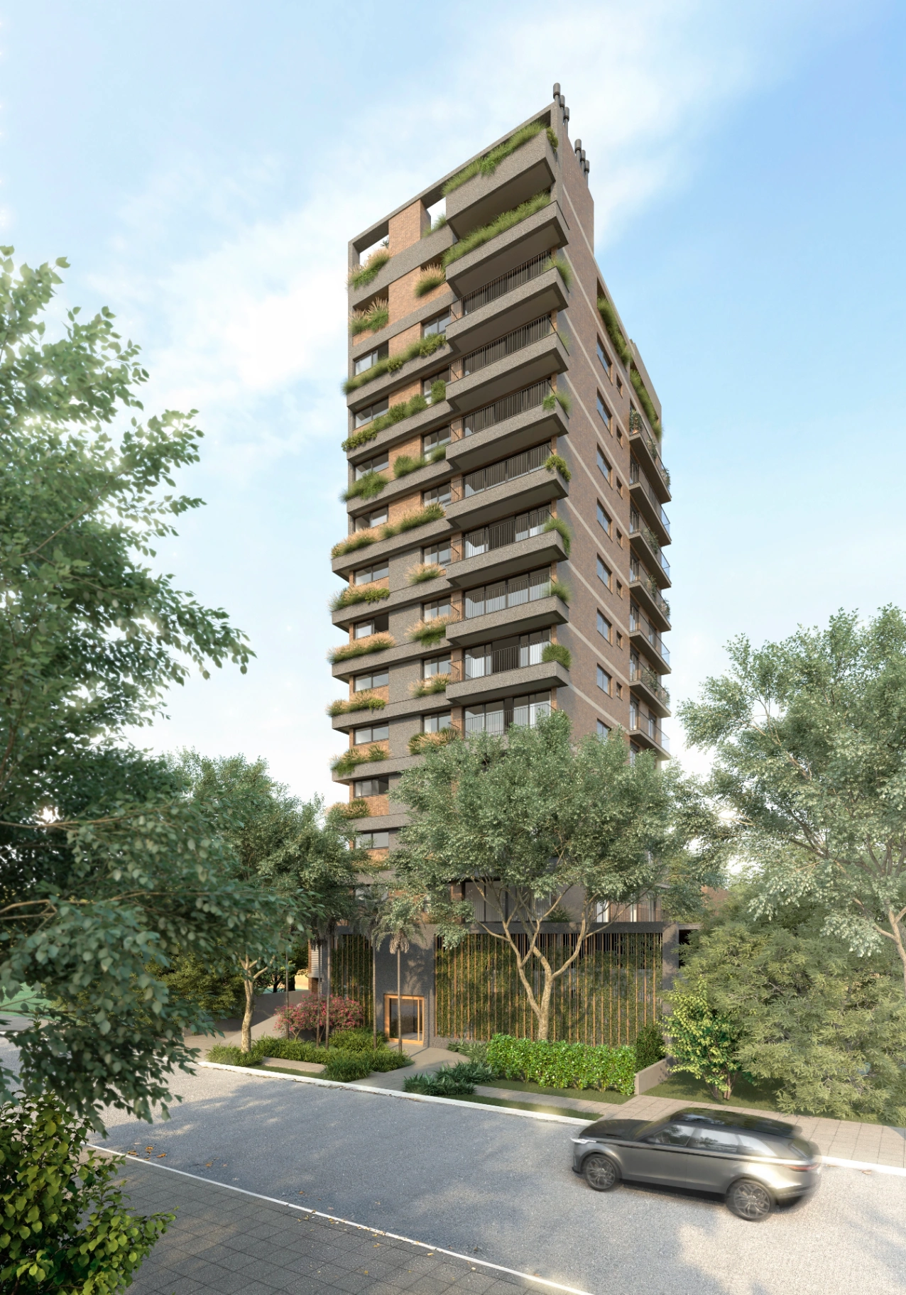 Fachada do edifício Roca 815 no Bela Vista, Porto Alegre